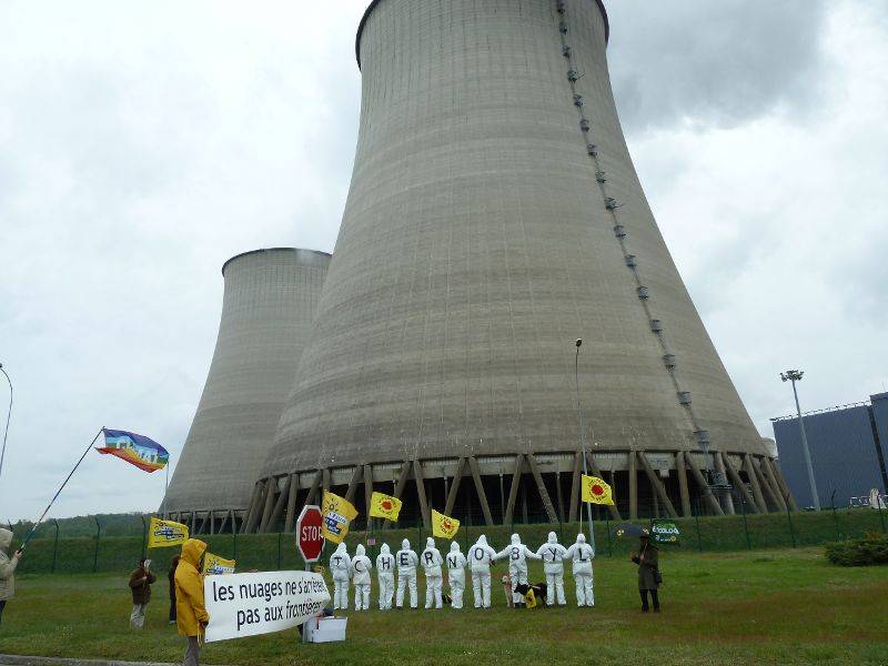 manifestation anti nucleaire centrale belleville - chloe gherardi  